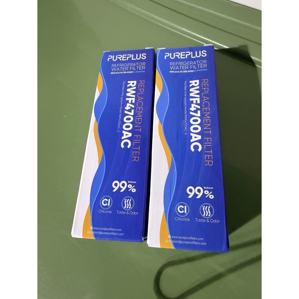 2pk Pureplus RWF4700AC Refrigerator Water Filters & 3pk AF004 Air Filters‎